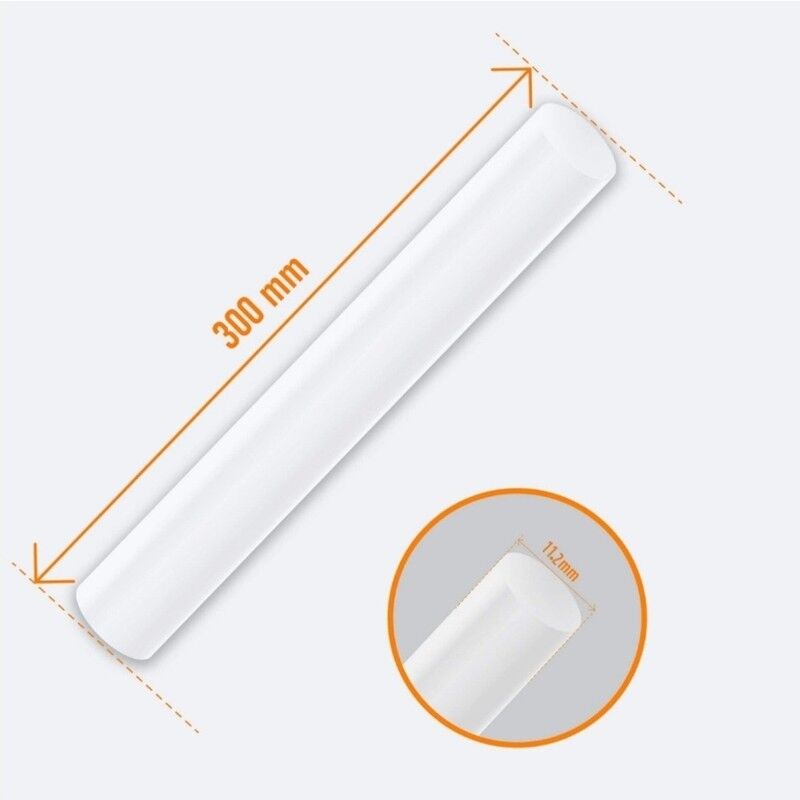 Sihirlicin Sıcak Mum Silikon Kalın Silikon Çubuk 11.2MMX30CM  10 Adet